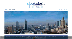 Desktop Screenshot of polcotex.pl